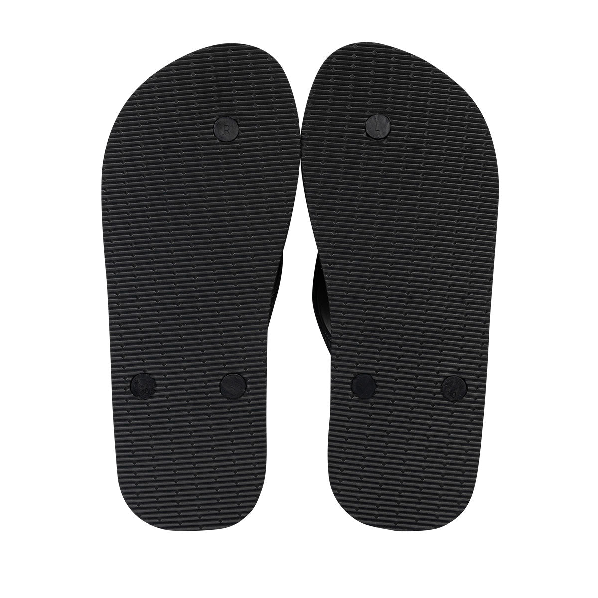 ARI FLIP FLOP SANDALS - BLACK/WHITE/BLACK
