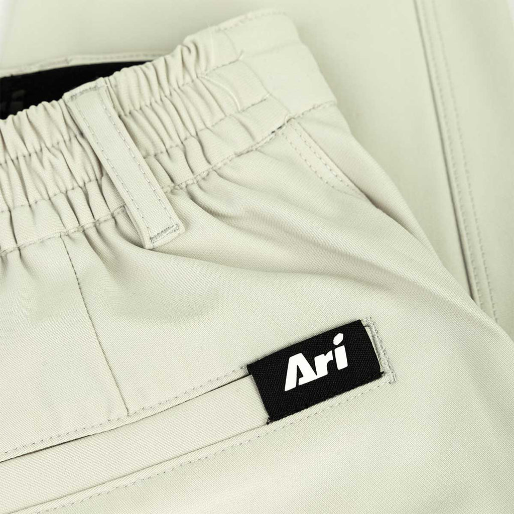 ARI GIRL ADEPT GOLF PANTS - BEIGE/BEIGE/WHITE