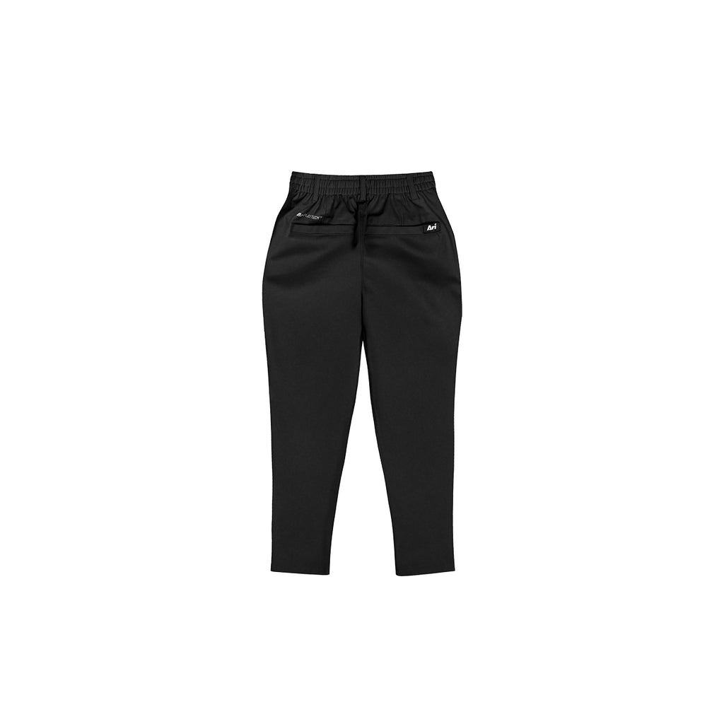 ARI GIRL ADEPT GOLF PANTS - BLACK/BLACK/WHITE