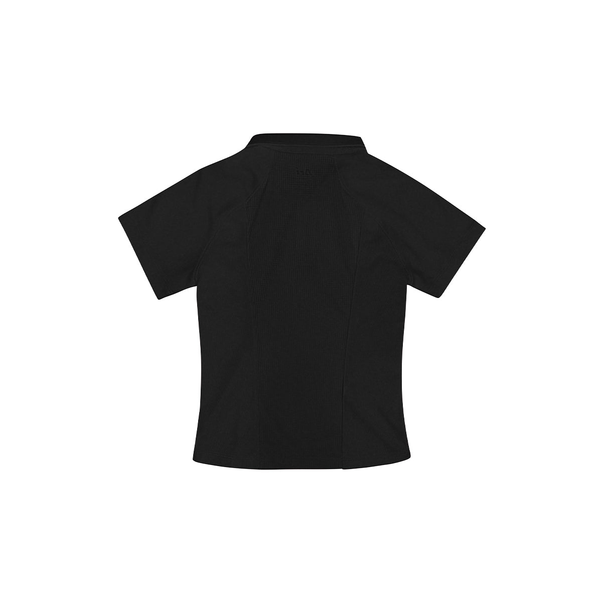 ARI GIRL ADEPT GOLF POLO - BLACK/BLACK/SILVER