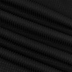 ARI GIRL ADEPT GOLF POLO - BLACK/BLACK/SILVER