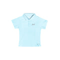 ARI GIRL ADEPT GOLF POLO - BLUE/BLUE/SILVER