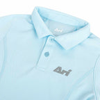 ARI GIRL ADEPT GOLF POLO - BLUE/BLUE/SILVER