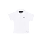 ARI GIRL ADEPT GOLF POLO - WHITE/BLACK/SILVER