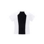 ARI GIRL ADEPT GOLF POLO - WHITE/BLACK/SILVER