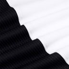 ARI GIRL ADEPT GOLF POLO - WHITE/BLACK/SILVER