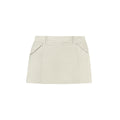 ARI GIRL ADEPT GOLF SKORTS - BEIGE/BEIGE/WHITE
