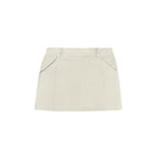ARI GIRL ADEPT GOLF SKORTS - BEIGE/BEIGE/WHITE