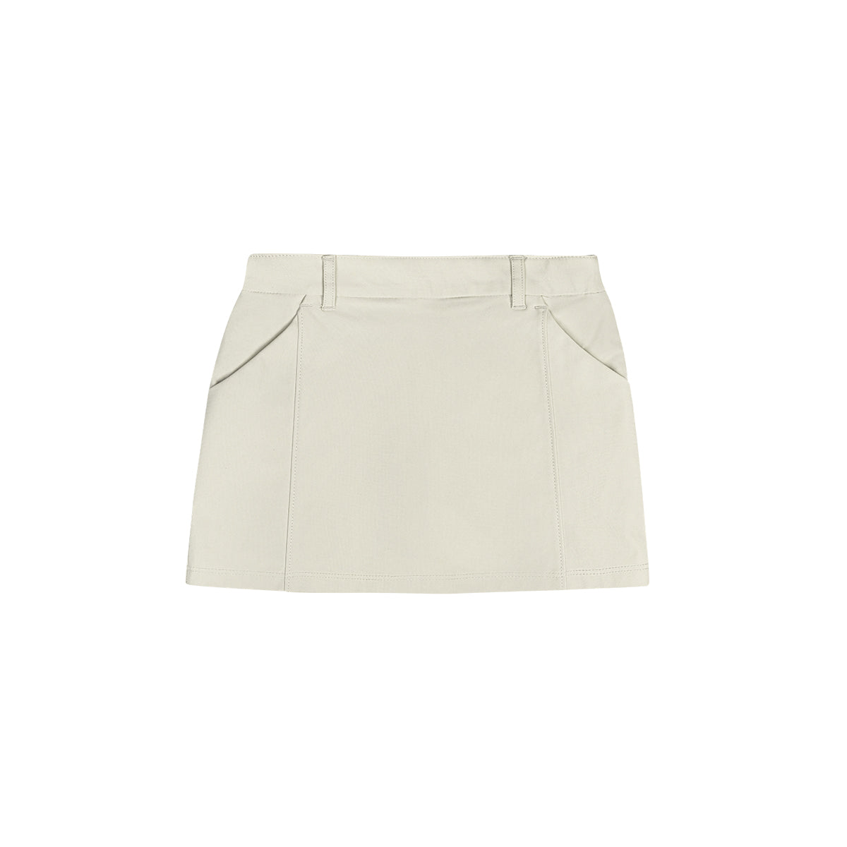 ARI GIRL ADEPT GOLF SKORTS - BEIGE/BEIGE/WHITE