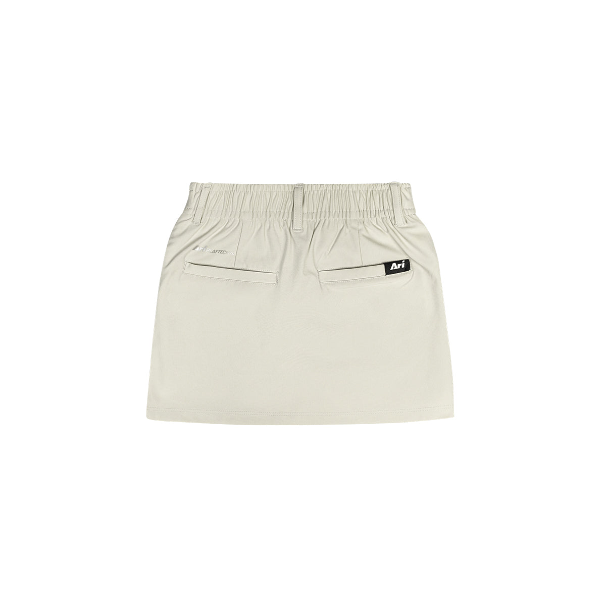 ARI GIRL ADEPT GOLF SKORTS - BEIGE/BEIGE/WHITE