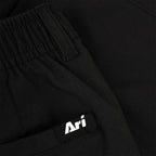 ARI GIRL ADEPT GOLF SKORTS - BLACK/BLACK/WHITE