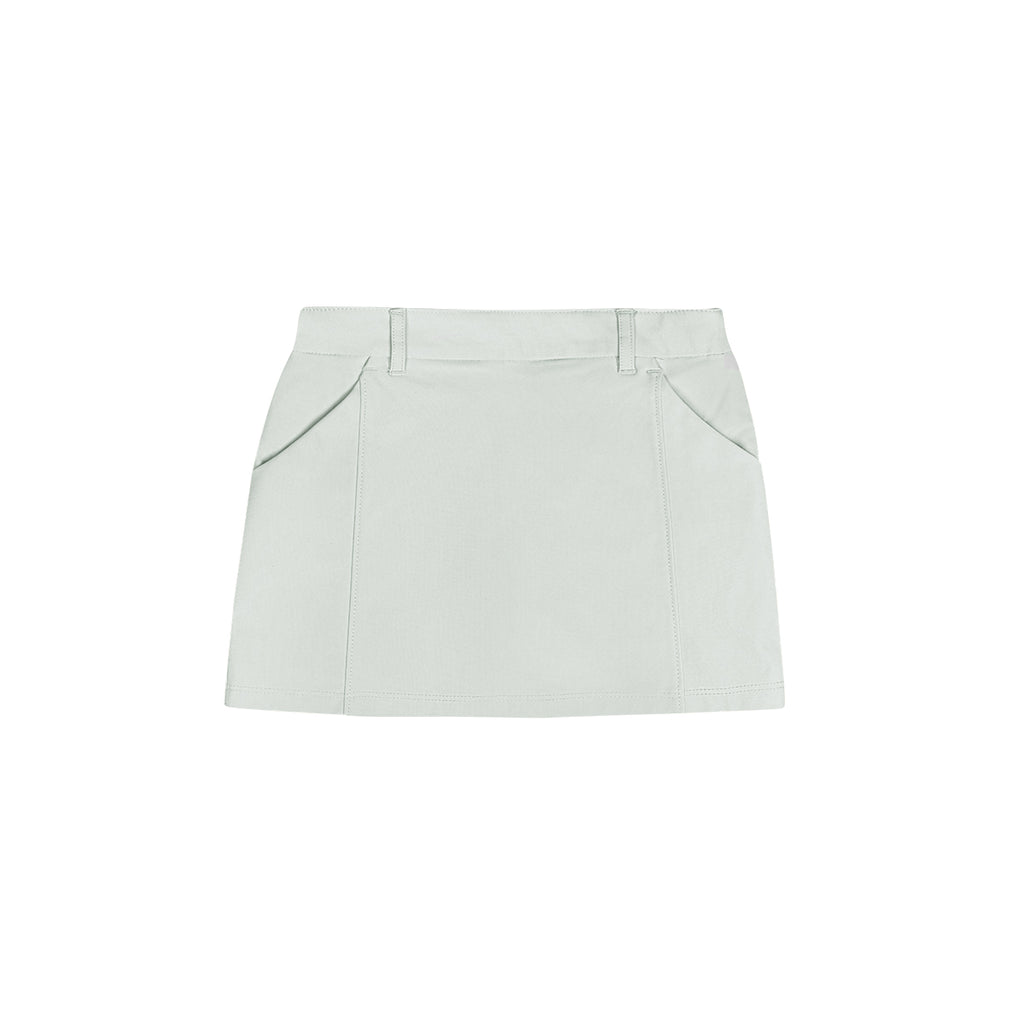 ARI GIRL ADEPT GOLF SKORTS - GREY/GREY/WHITE