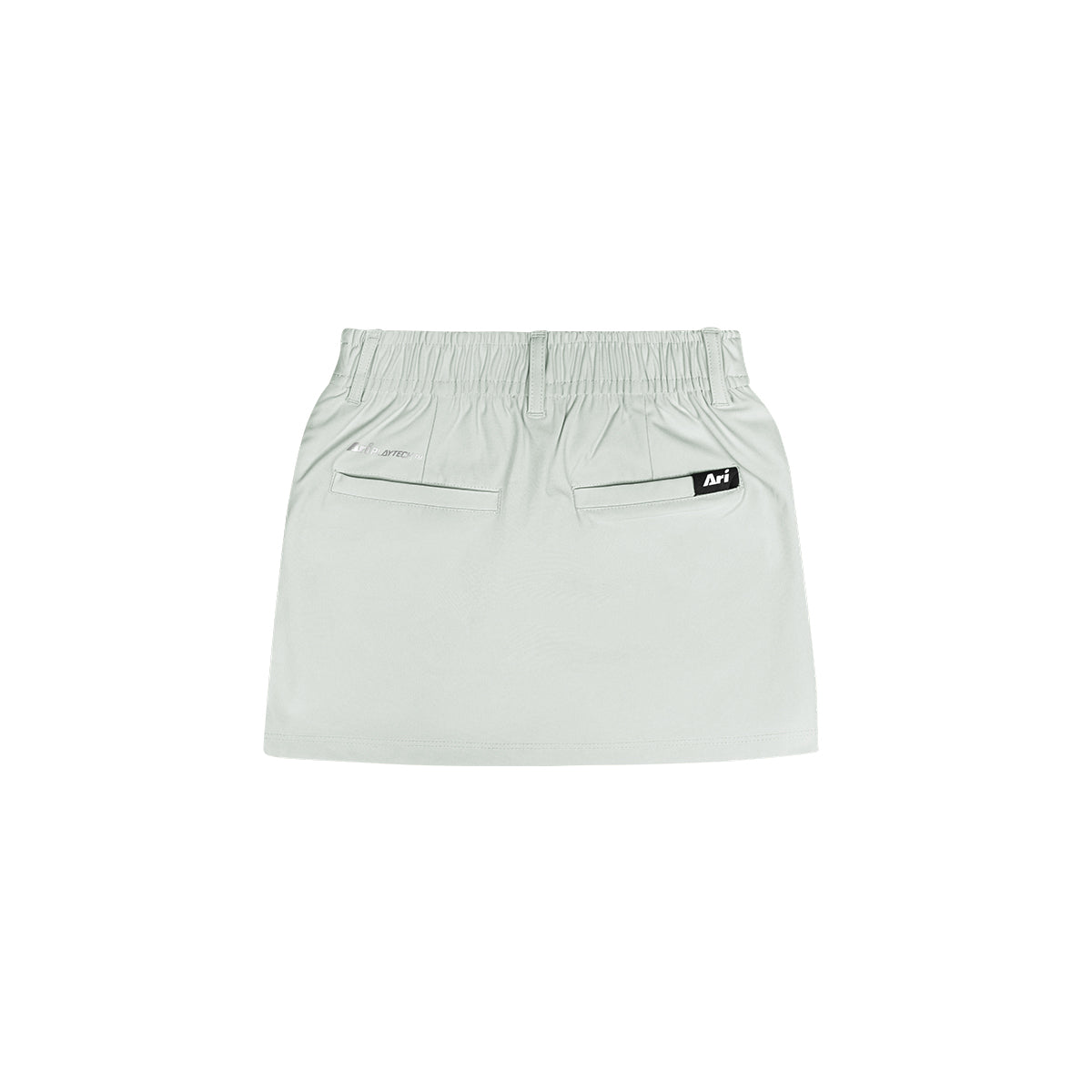 ARI GIRL ADEPT GOLF SKORTS - GREY/GREY/WHITE