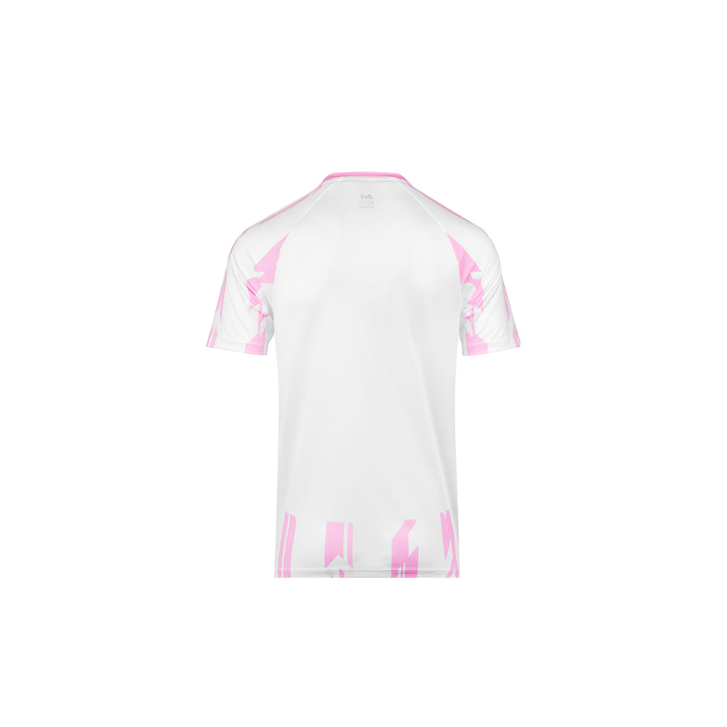ARI KIDS ADEPT DYNAMIC STRIPES TEAM JERSEY - PINK/WHITE/WHITE