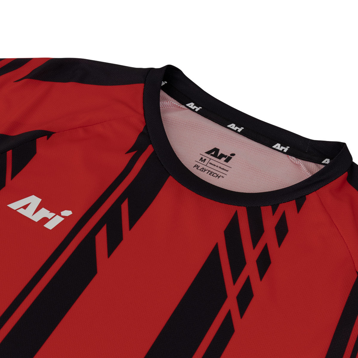 ARI KIDS ADEPT DYNAMIC STRIPES TEAM JERSEY - RED/BLACK/RED