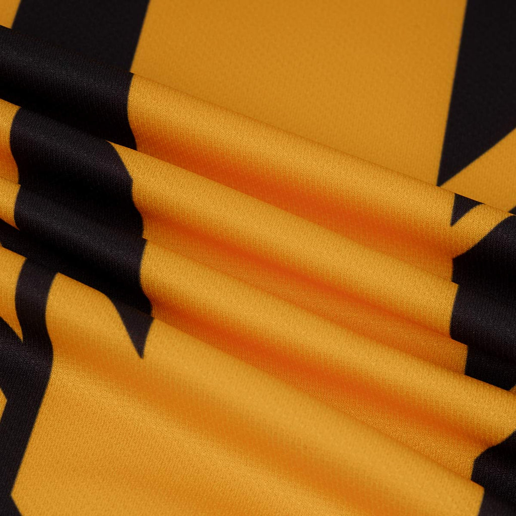 ARI KIDS ADEPT DYNAMIC STRIPES TEAM JERSEY - YELLOW/BLACK/YELLOW