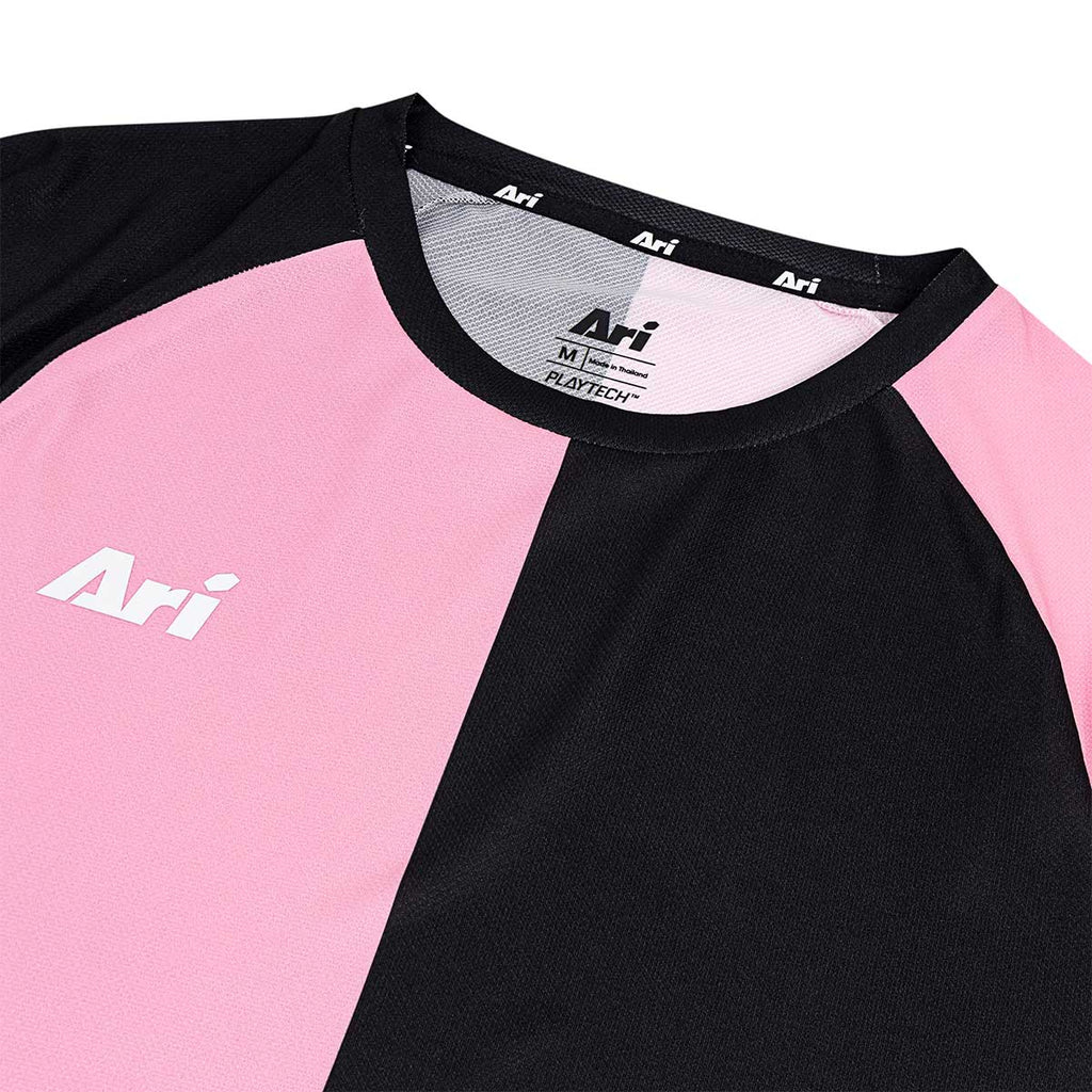 ARI KIDS ADEPT HALVED TEAM JERSEY - BLACK/PINK/WHITE