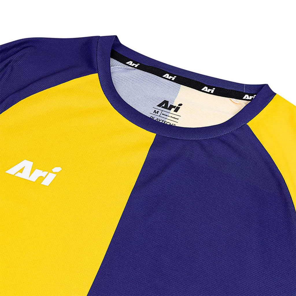 ARI KIDS ADEPT HALVED TEAM JERSEY - NAVY/YELLOW/WHITE