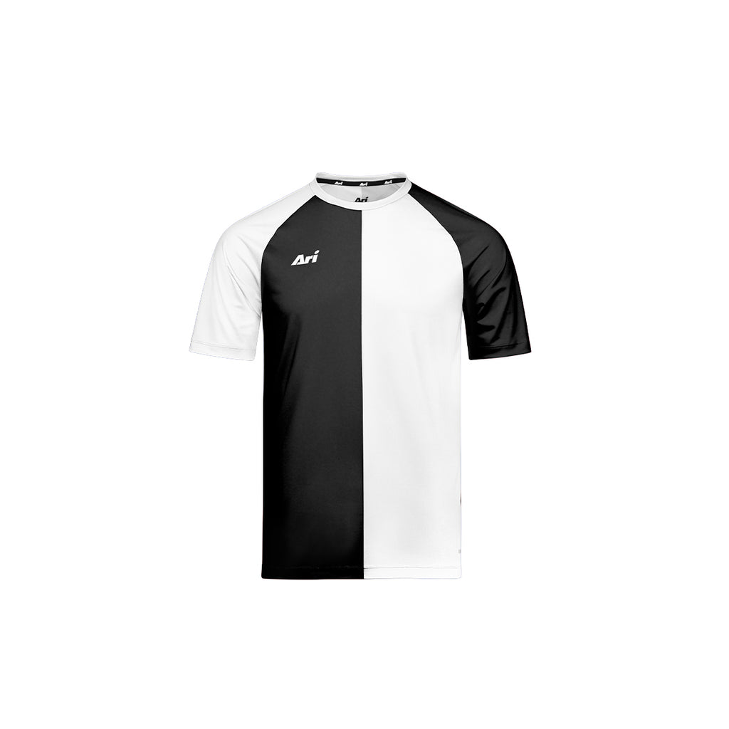 ARI KIDS ADEPT HALVED TEAM JERSEY - WHITE/BLACK/WHITE