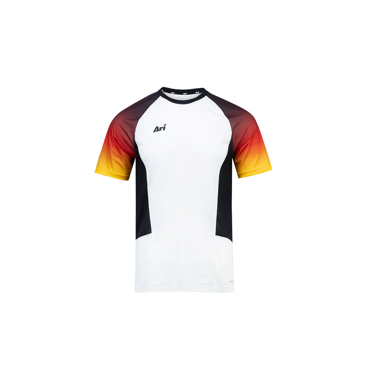 ARI KIDS ADEPT ICONIC NATION TEAM JERSEY - WHITE/BLACK/YELLOW