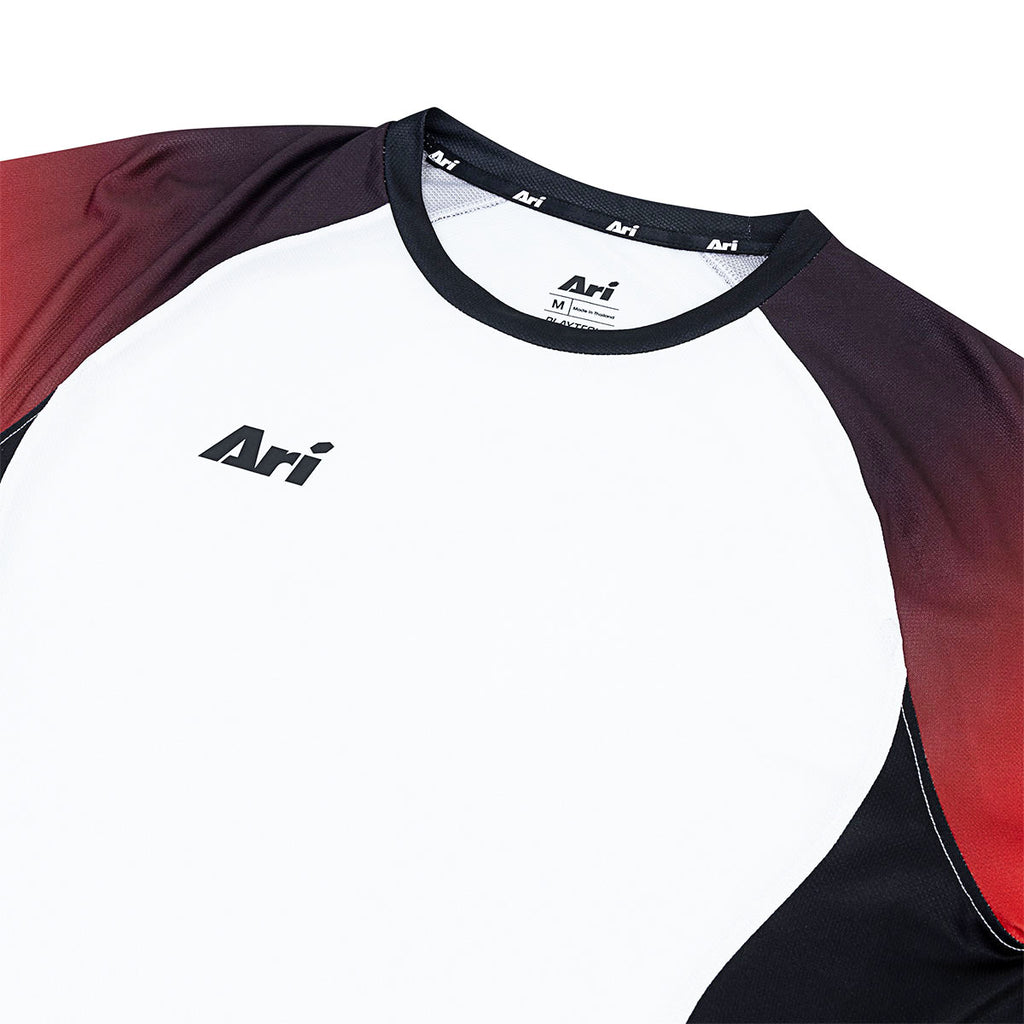 ARI KIDS ADEPT ICONIC NATION TEAM JERSEY - WHITE/BLACK/YELLOW