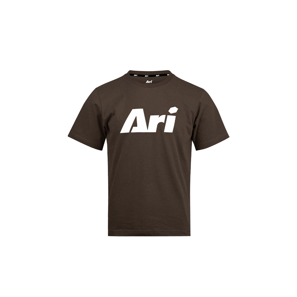ARI KIDS ADEPT ICON TEE - BROWN/WHITE/BROWN