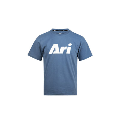 ARI KIDS ADEPT ICON TEE - LIGHT STEEL BLUE/WHITE/LIGHT STEEL BLUE