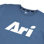 ARI KIDS ADEPT ICON TEE - LIGHT STEEL BLUE/WHITE/LIGHT STEEL BLUE