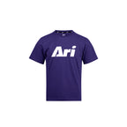 ARI KIDS ADEPT ICON TEE - PURPLE/WHITE/PURPLE