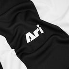 ARI KIDS ADEPT STRIPES TEAM JERSEY  - BLACK/WHITE/WHITE