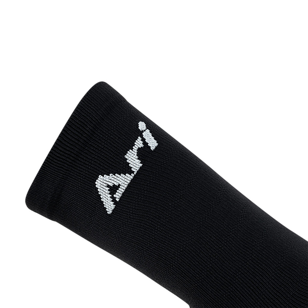 ARI KIDS ELITE KINETIC CREW SOCKS - BLACK/WHITE/BLACK