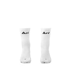 ARI KIDS ELITE KINETIC CREW SOCKS - WHITE/BLACK/WHITE