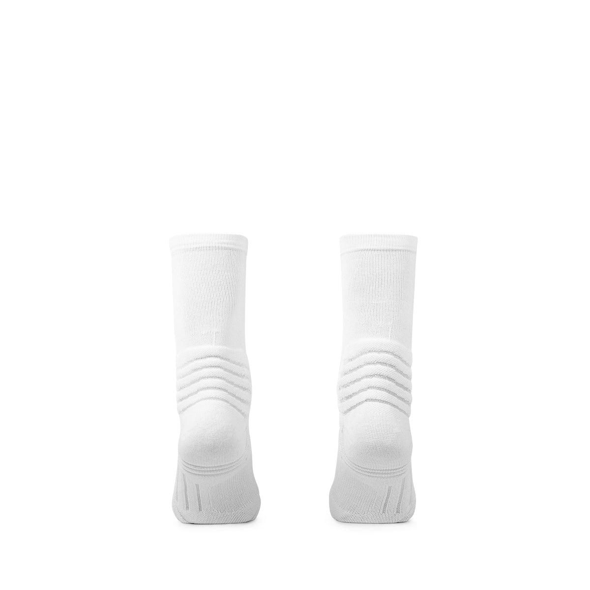 ARI KIDS ELITE KINETIC CREW SOCKS - WHITE/BLACK/WHITE