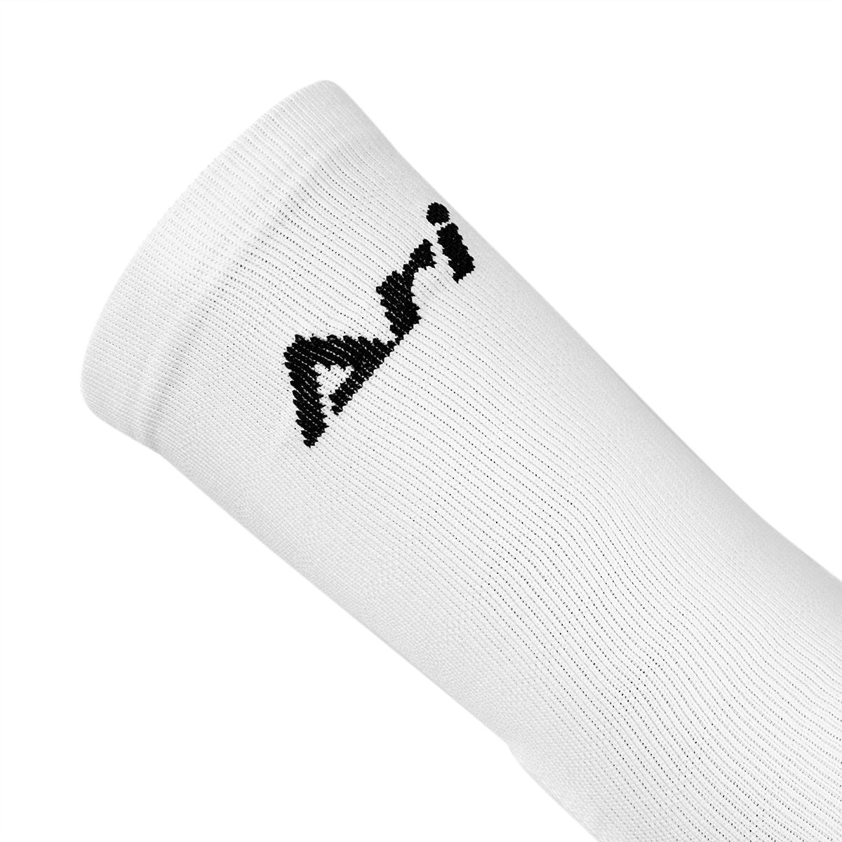 ARI KIDS ELITE KINETIC CREW SOCKS - WHITE/BLACK/WHITE