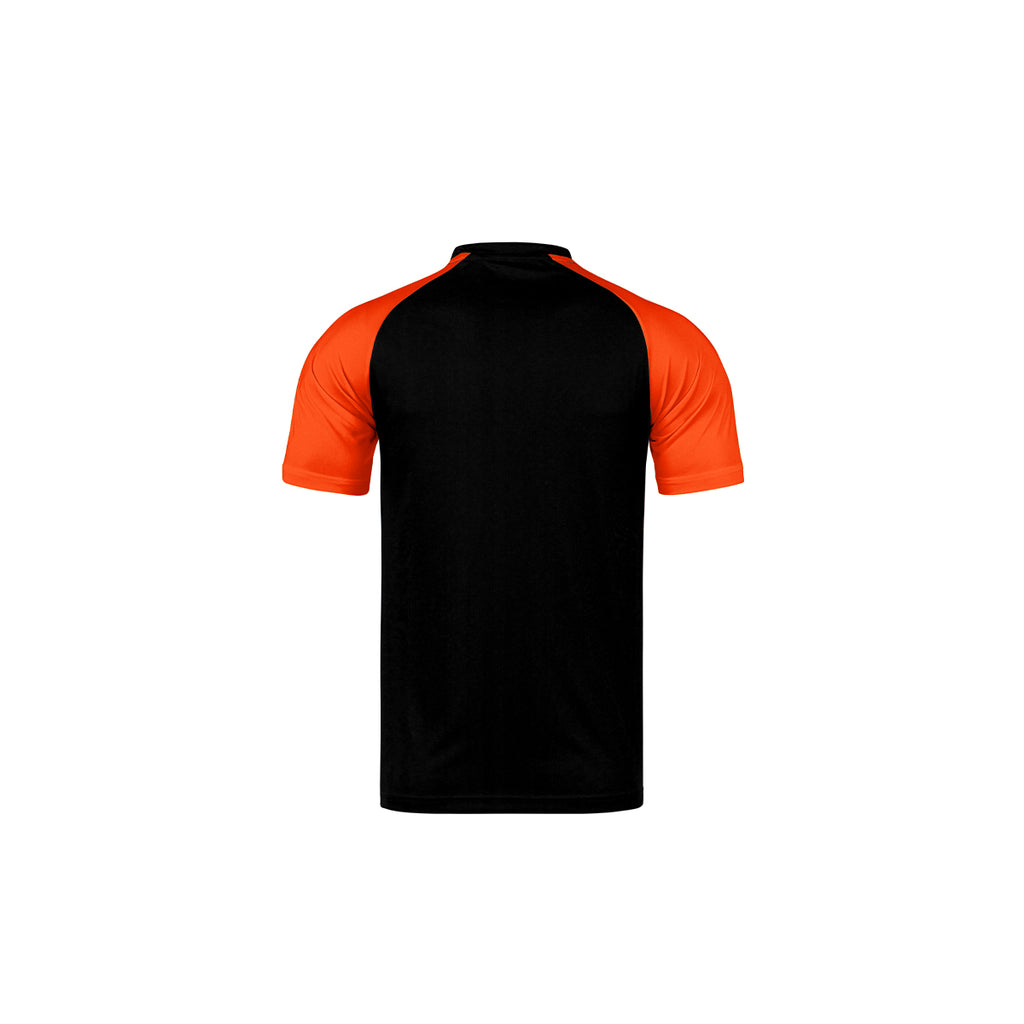 ARI KIDS ESSENTIAL 2TONES TEAM JERSEY - BLACK/BLACK/NEON ORANGE