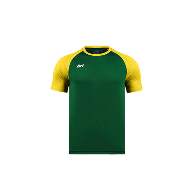 ARI KIDS ESSENTIAL 2TONES TEAM JERSEY - GREEN/GREEN/YELLOW