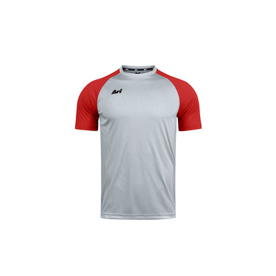 ARI KIDS ESSENTIAL 2TONES TEAM JERSEY - GREY/RED WINE/BLACK