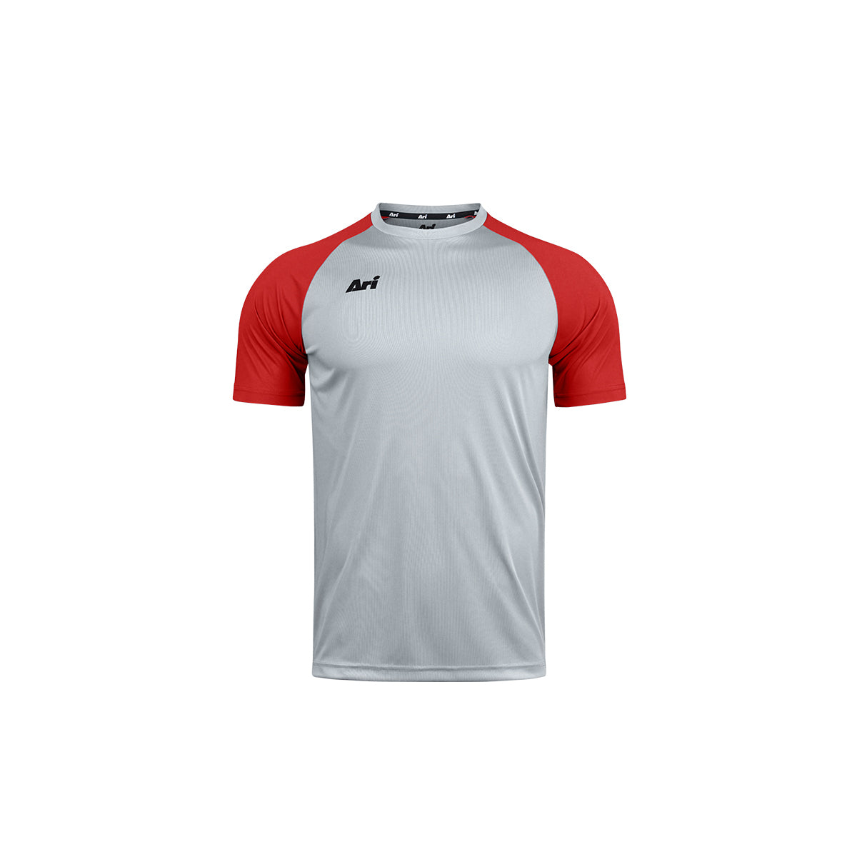 ARI KIDS ESSENTIAL 2TONES TEAM JERSEY - GREY/RED WINE/BLACK