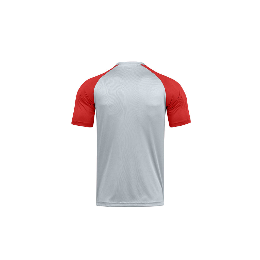ARI KIDS ESSENTIAL 2TONES TEAM JERSEY - GREY/RED WINE/BLACK