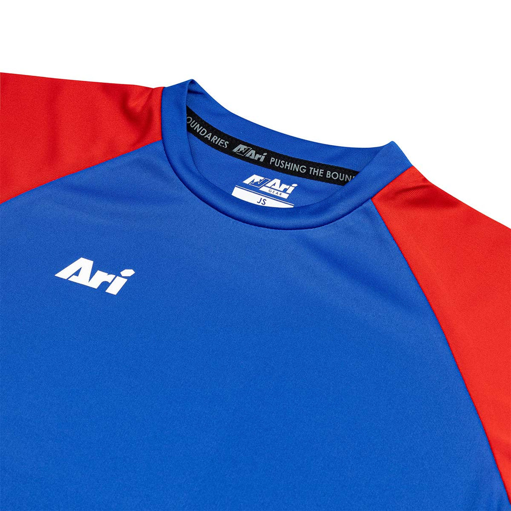 ARI KIDS ESSENTIAL 2TONES TEAM JERSEY - NAVY/NAVY/RED