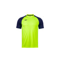 ARI KIDS ESSENTIAL 2TONES TEAM JERSEY - NEON GREEN/NEON GREEN/NAVY