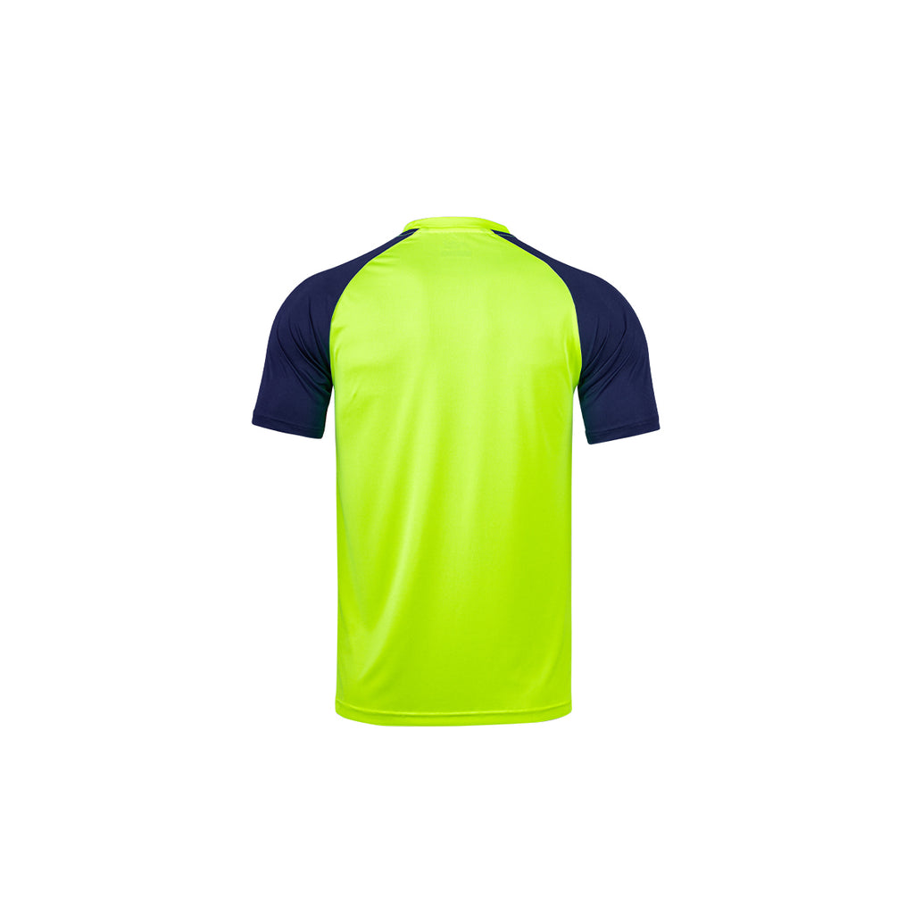 ARI KIDS ESSENTIAL 2TONES TEAM JERSEY - NEON GREEN/NEON GREEN/NAVY