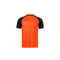ARI KIDS ESSENTIAL 2TONES TEAM JERSEY - NEON ORANGE/NEON ORANGE/BLACK