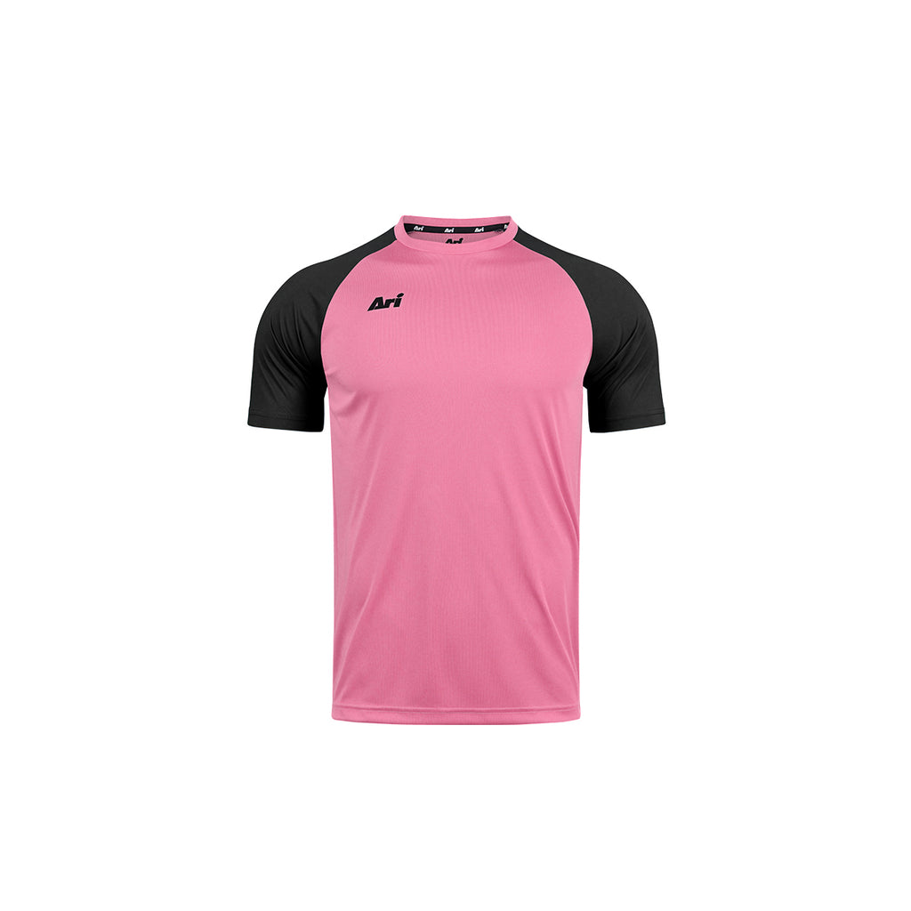ARI KIDS ESSENTIAL 2TONES TEAM JERSEY - PINK/BLACK/BLACK