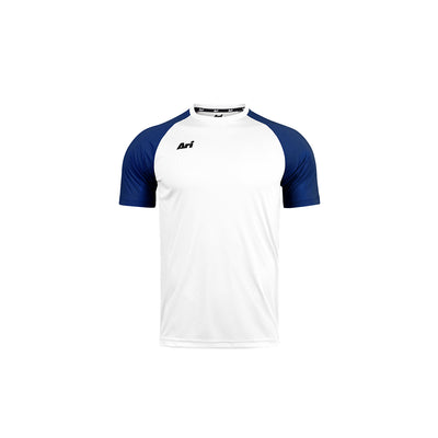 ARI KIDS ESSENTIAL 2TONES TEAM JERSEY - WHITE/DARK NAVY/BLACK