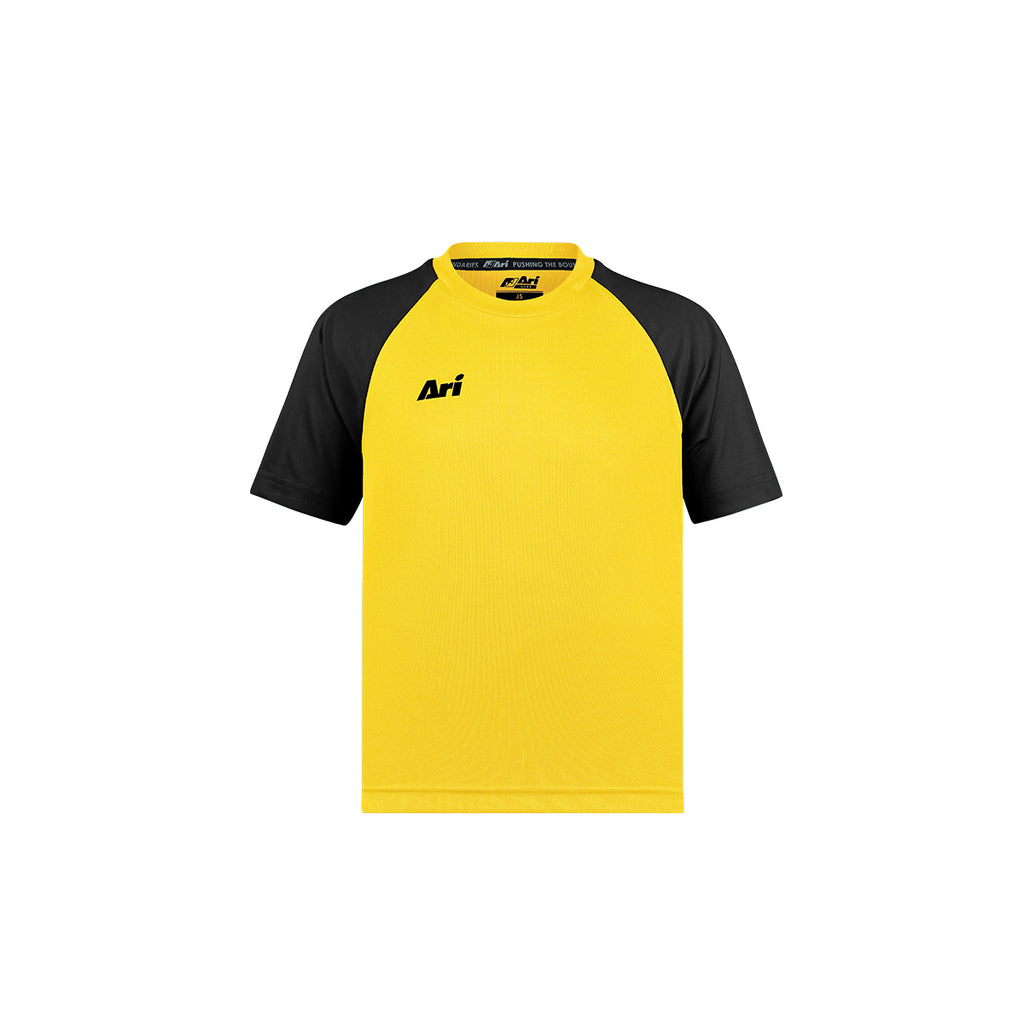 ARI KIDS ESSENTIAL 2TONES TEAM JERSEY - YELLOW/YELLOW/BLACK