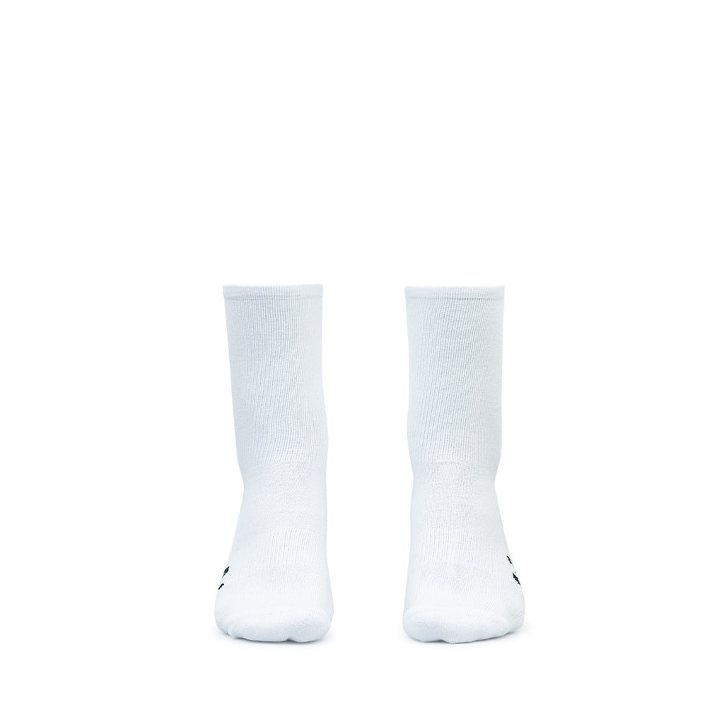 ARI KIDS ESSENTIAL ACADEMIC CREW SOCKS - WHITE/BLACK/WHITE