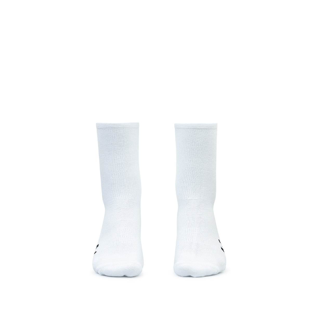 ARI KIDS ESSENTIAL ACADEMIC CREW SOCKS - WHITE/BLACK/WHITE
