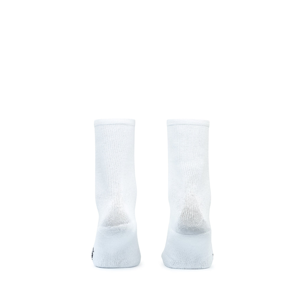 ARI KIDS ESSENTIAL ACADEMIC CREW SOCKS - WHITE/BLACK/WHITE