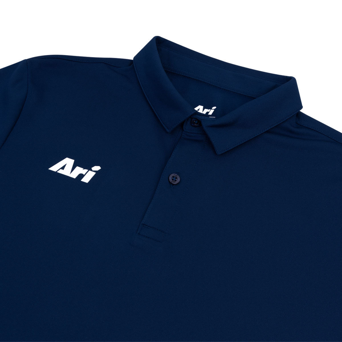 ARI KIDS ESSENTIAL BREATHABLE POLO - NAVY/NAVY/WHITE